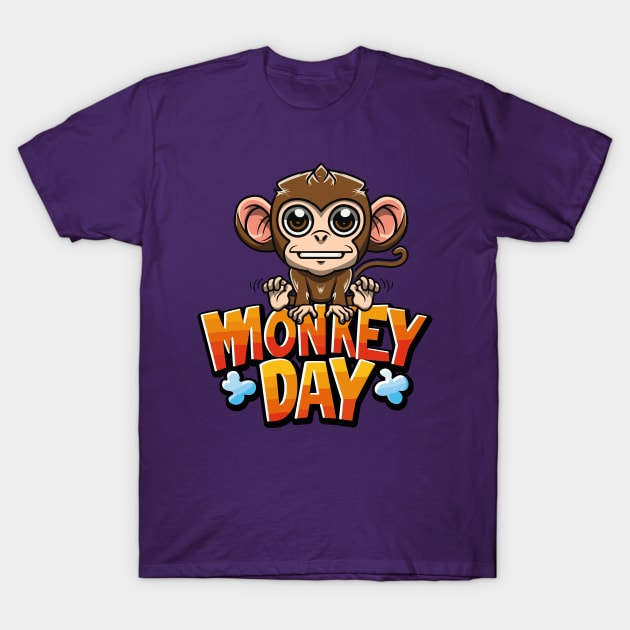 Monkey Day – December T-Shirt by irfankokabi